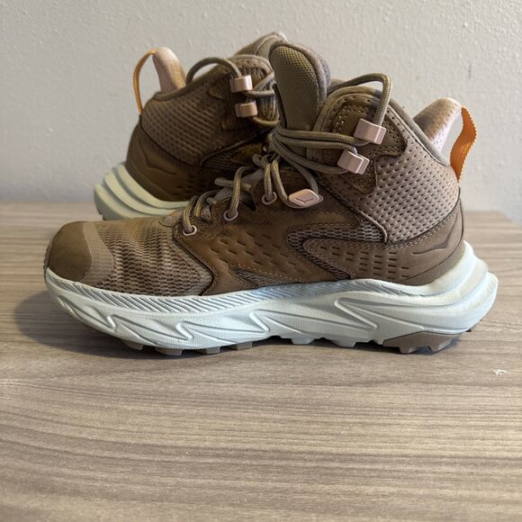 Hoka One One Anacapa 2 Mid GTX Gore-Tex Hiking Shoes Women’s Size 7 B Dune Ice - Picture 10 of 12